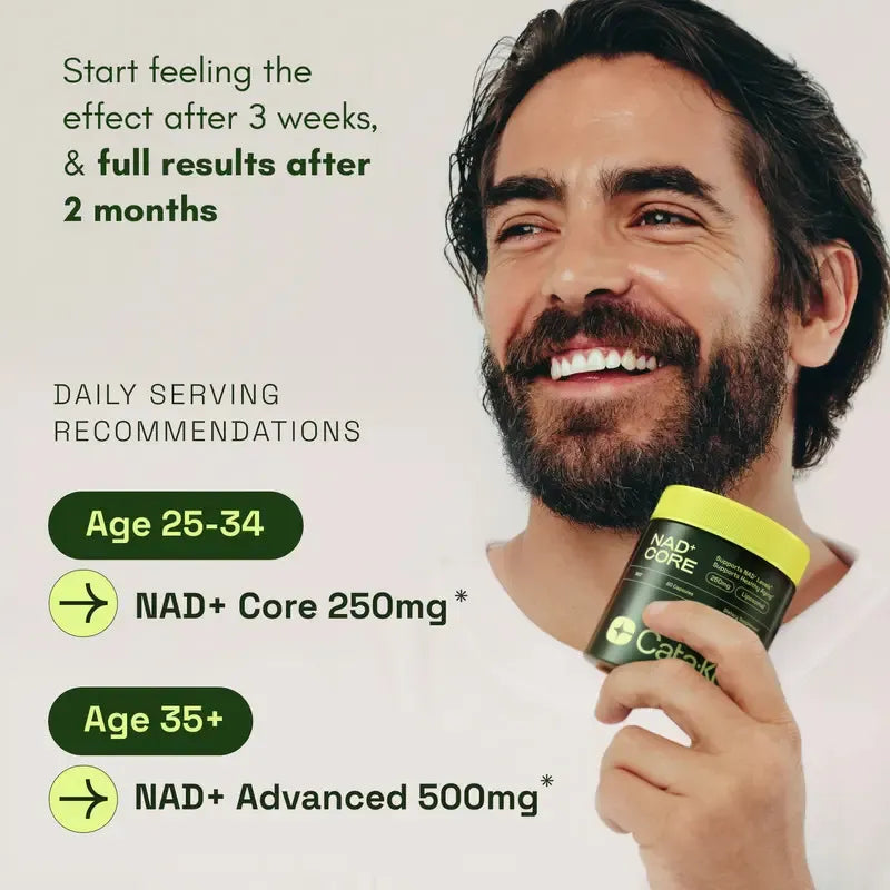 Cata-Kor NAD+ Advanced - NAD Supplement with Resveratrol